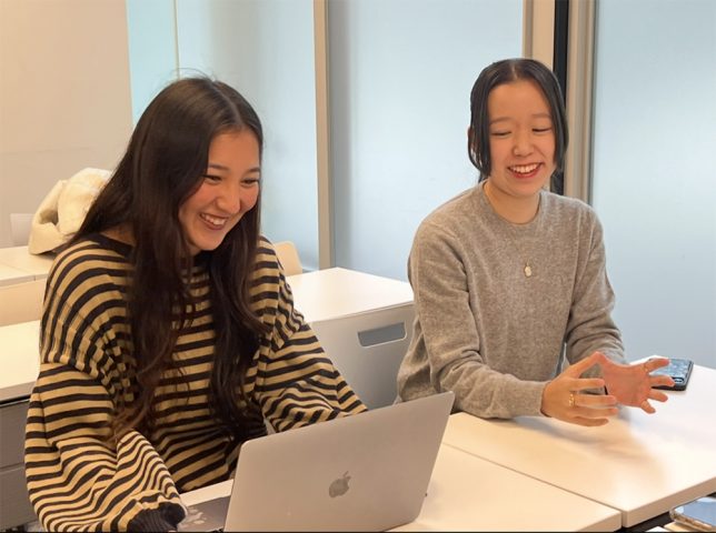 留学生チューターにインタビュー 第４弾【JWU PR アンバサダー】【学生インタビュー】家政学部児童学科 石原舞さん/サメリ・リラさん（交換留学生）